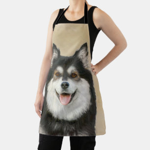 Delantal Pintura finlandesa de Lapphund - Arte de Perro ori