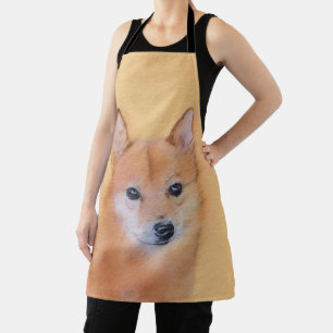 Delantal Pintura finlandesa de Spitz - Arte de perro origin