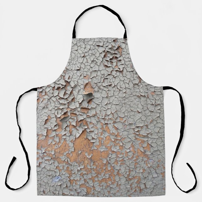 Delantal Pintura griega de pared agrietada (Anverso)