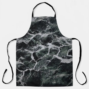 Delantal Pintura gris y negro