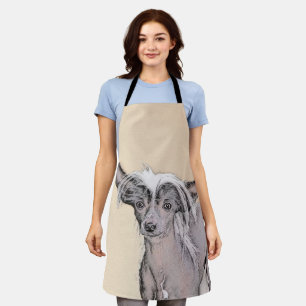 Delantal Pintura sin pelo de cremallera china arte original