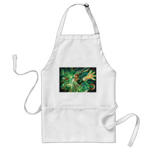 Delantal Pintura verde de la linterna
