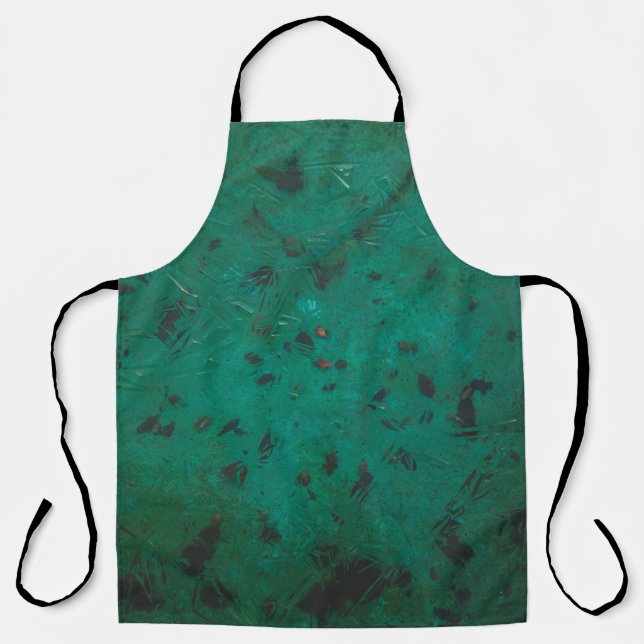 Delantal Pintura verde y negra (Anverso)