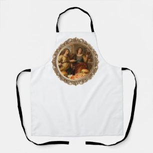 Delantal Pintura vintage de la Renaissance que parodia a ho