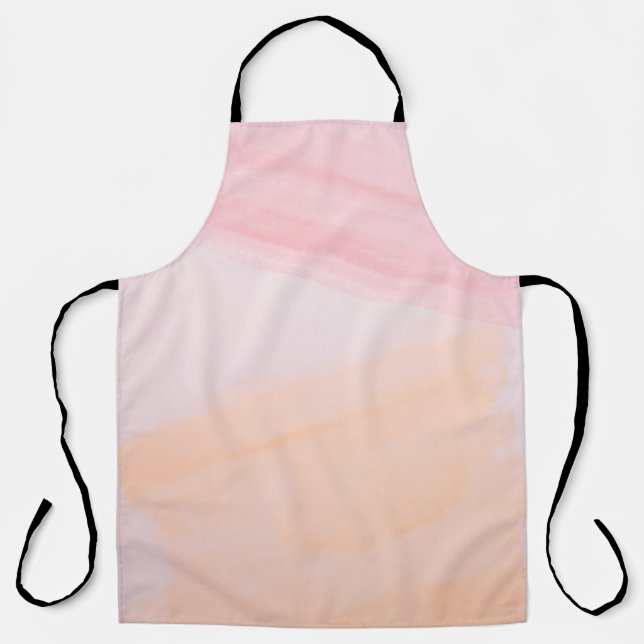Delantal Pinturas rosas y naranjas (Anverso)