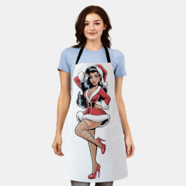 Delantal Pinup Santa Babe