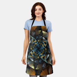 Delantal PinWheel Abstract Art Apron