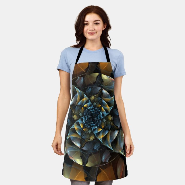 Delantal PinWheel Abstract Art Apron (Gastado)