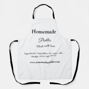Delantal Piquetes caseros hechos con amor agregar sitio web