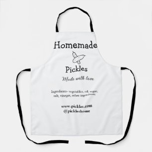 Delantal Piquetes caseros hechos con amor agregar sitio web