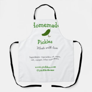 Delantal Piquetes caseros hechos con amor agregar sitio web