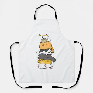 Delantal Pirámide de gatos