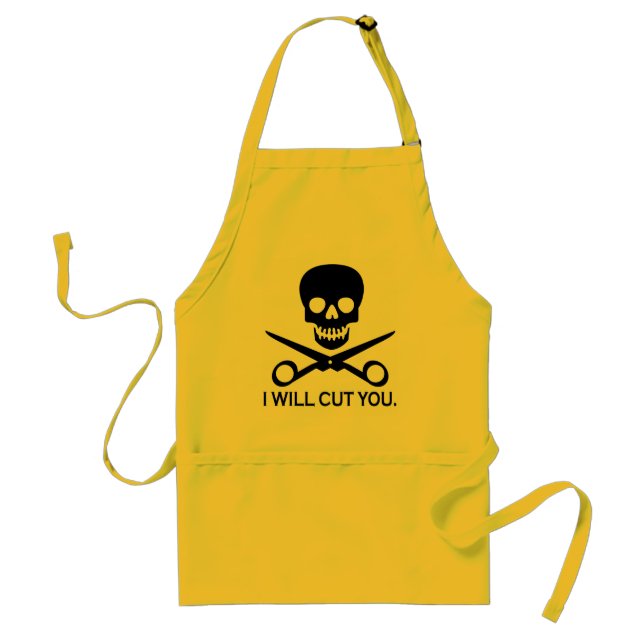 Delantal Pirata 1 de la tienda de belleza (Frente)