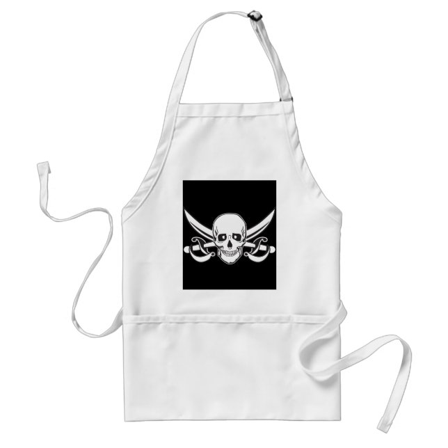 Delantal Pirate Skull (Frente)