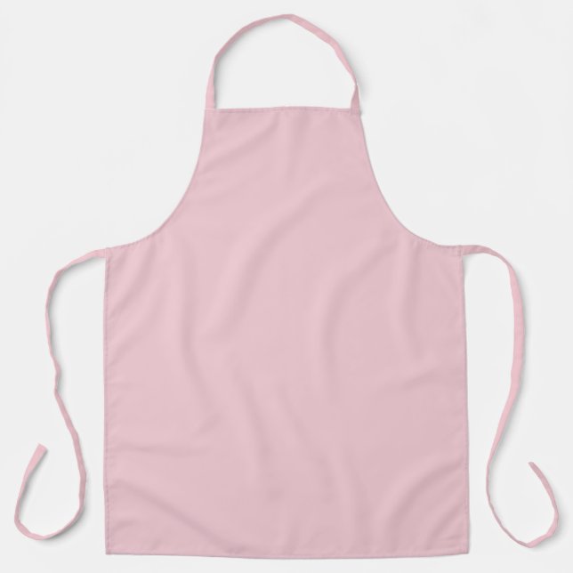 Delantal Piruleta de sandía color rosa sólido  (Anverso)