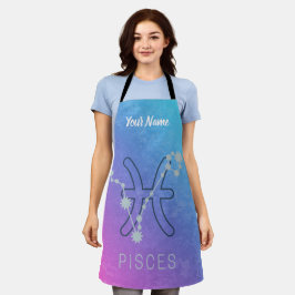 Delantal Pisces Estrella Zodiaca Signo Horóscopo Constelaci