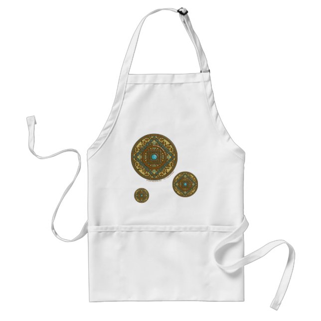 Delantal Pisces Mandala Apron (Frente)