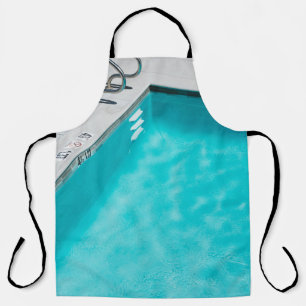 Delantal Piscina azul