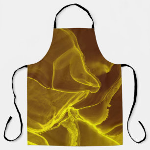 Delantal Piscina brillante verde brillante, violeta y dorad