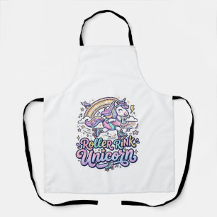 Delantal Pista de patinaje Unicornio Unicornio Pegatina vec