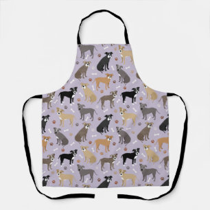Delantal Pitbull Paws and Bones Apron