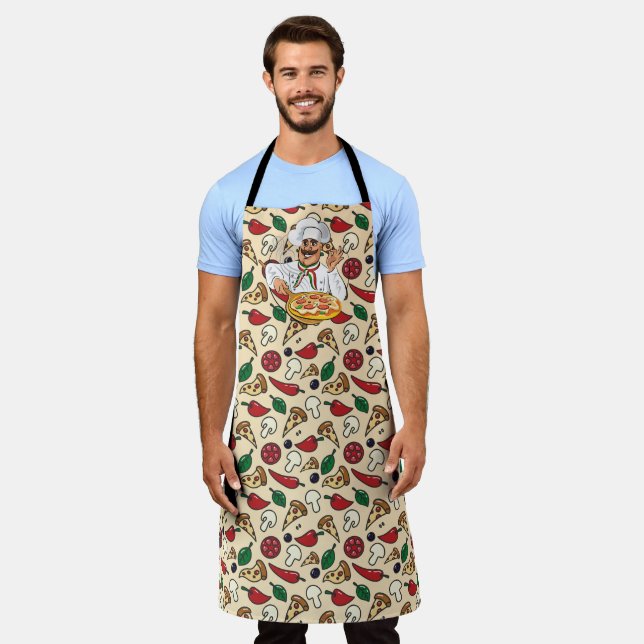 Delantal Pizza Chef (Gastado)
