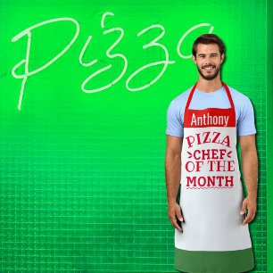 Delantal Pizza Chef del mes - agregar nombre