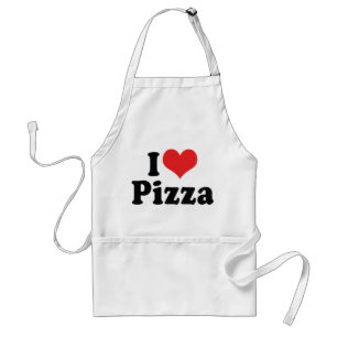 Delantal Pizza Corazón que Amo