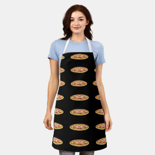 DELANTAL PIZZA IMPRINT KITCHEN APRON