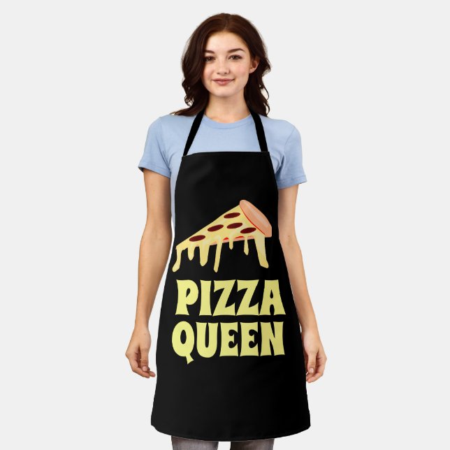 DELANTAL PIZZA QUEEN PRINT APRON (Gastado)