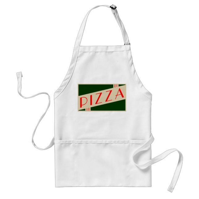 Delantal pizza retro (Frente)