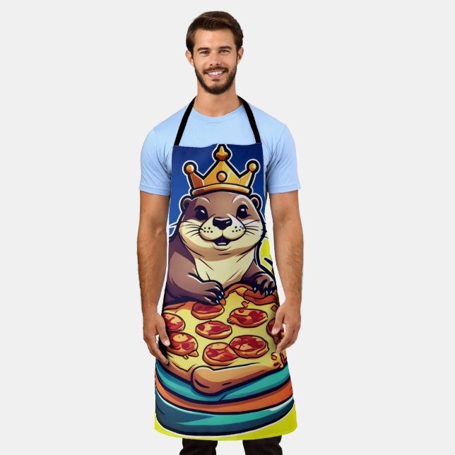 Delantal PizzaKing_Otter (Gastado)