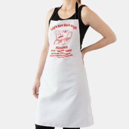 Delantal Pizzería personalizada Chef de pizza detallada