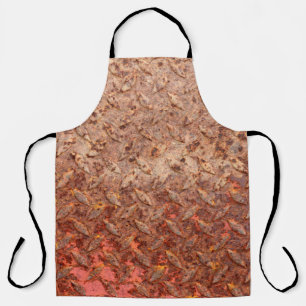 Delantal Placa de acero rusto, textura metalizado gruesa.