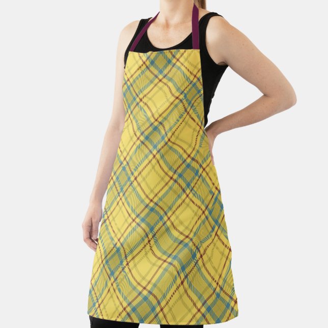 Delantal Plaid Apron (in situ)