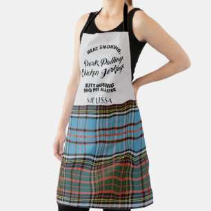 Delantal Plaid Clan Anderson Chef Tartan