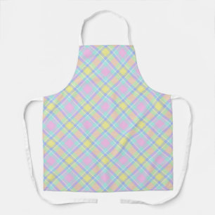 Delantal Plaid pastel 