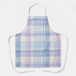 Delantal Plaid Pastel Acuarela Suave