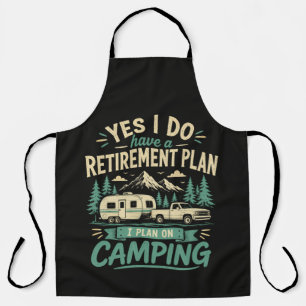 Delantal Plan de jubilación de camping
