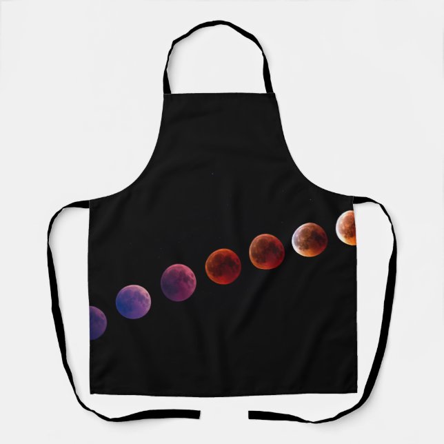 Delantal Planetas en el sistema solar como la vida (Anverso)