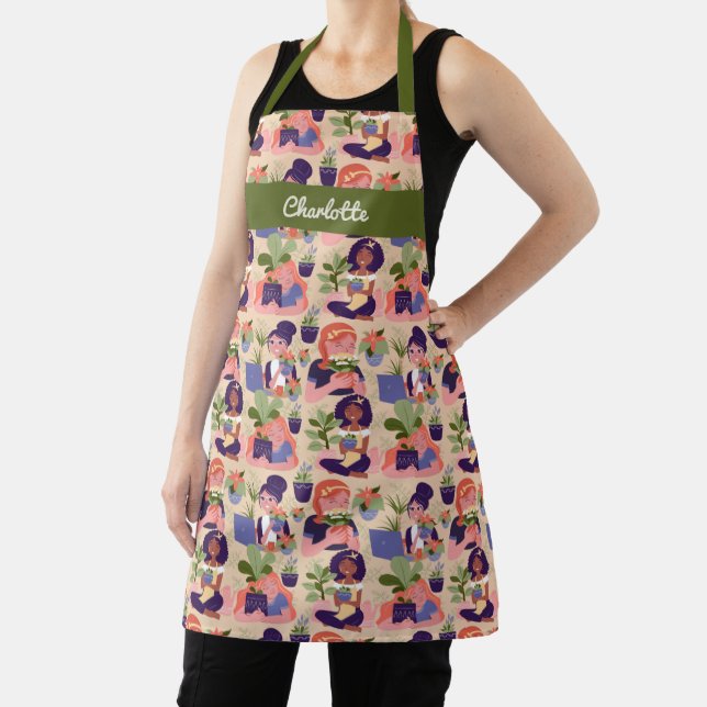 Delantal Plant Lady Gardening Apron (in situ)