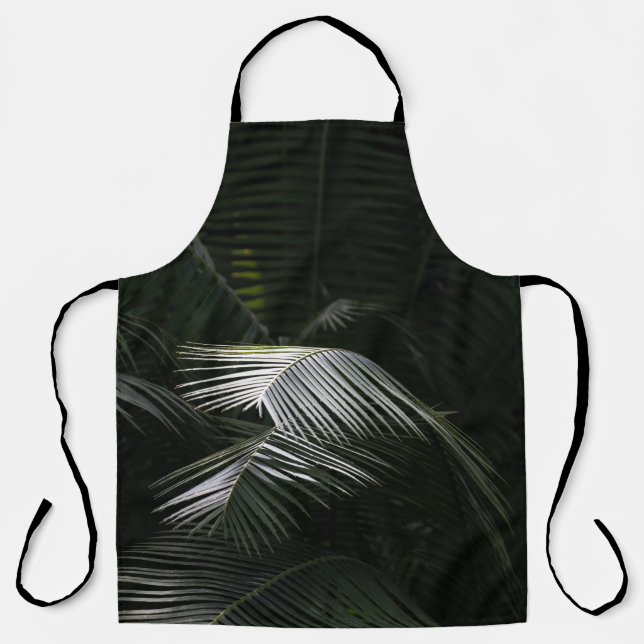DELANTAL PLANTA DE HOJAS VERDE (Anverso)