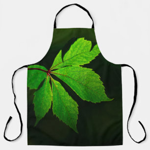 Delantal Planta de textura de patrón de hoja