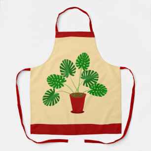 Delantal Planta Día de la Madre Monstera