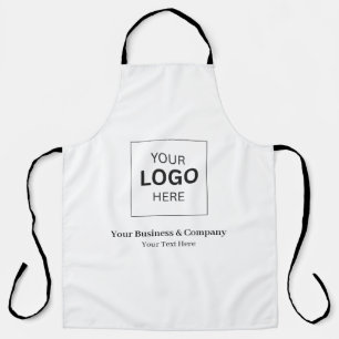 Delantal Plantilla de logotipo de negocio personalizado