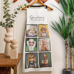 Delantal Plantilla de seis fotos de los ángeles de la abuel<br><div class="desc">Una divertida plataforma de fotos personalizada para la abuela, Nona, Gigi, Tía o cualquier nombre, este diseño tiene una plantilla de fotos para seis de tus fotos favoritas. Dado que las plantillas de fotos son cuadradas, el estilo de Instagram u otras fotos cuadradas funcionan mejor. Simplemente reemplace las fotos de...</div>