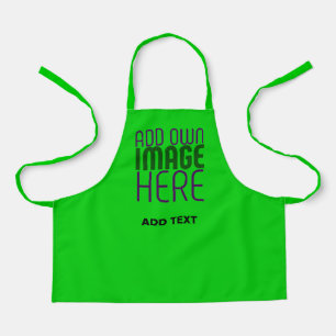 DELANTAL PLANTILLA DE TEXTO DE IMAGEN VERDE MODERNA EDITABL