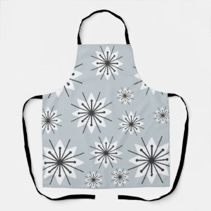 Delantal Plata de copos de nieve modernos de mediados de si