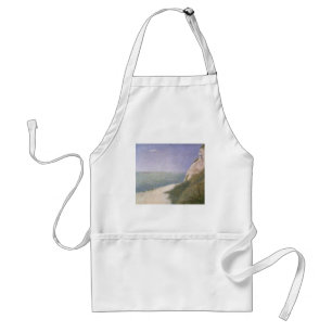 Delantal Playa en Honfleur de Georges Seurat, Arte Vintage