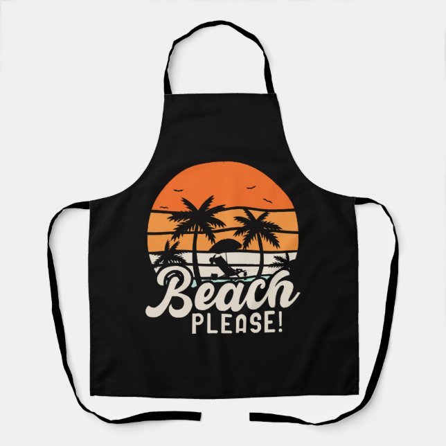 Delantal Playa Por Favor (Anverso)